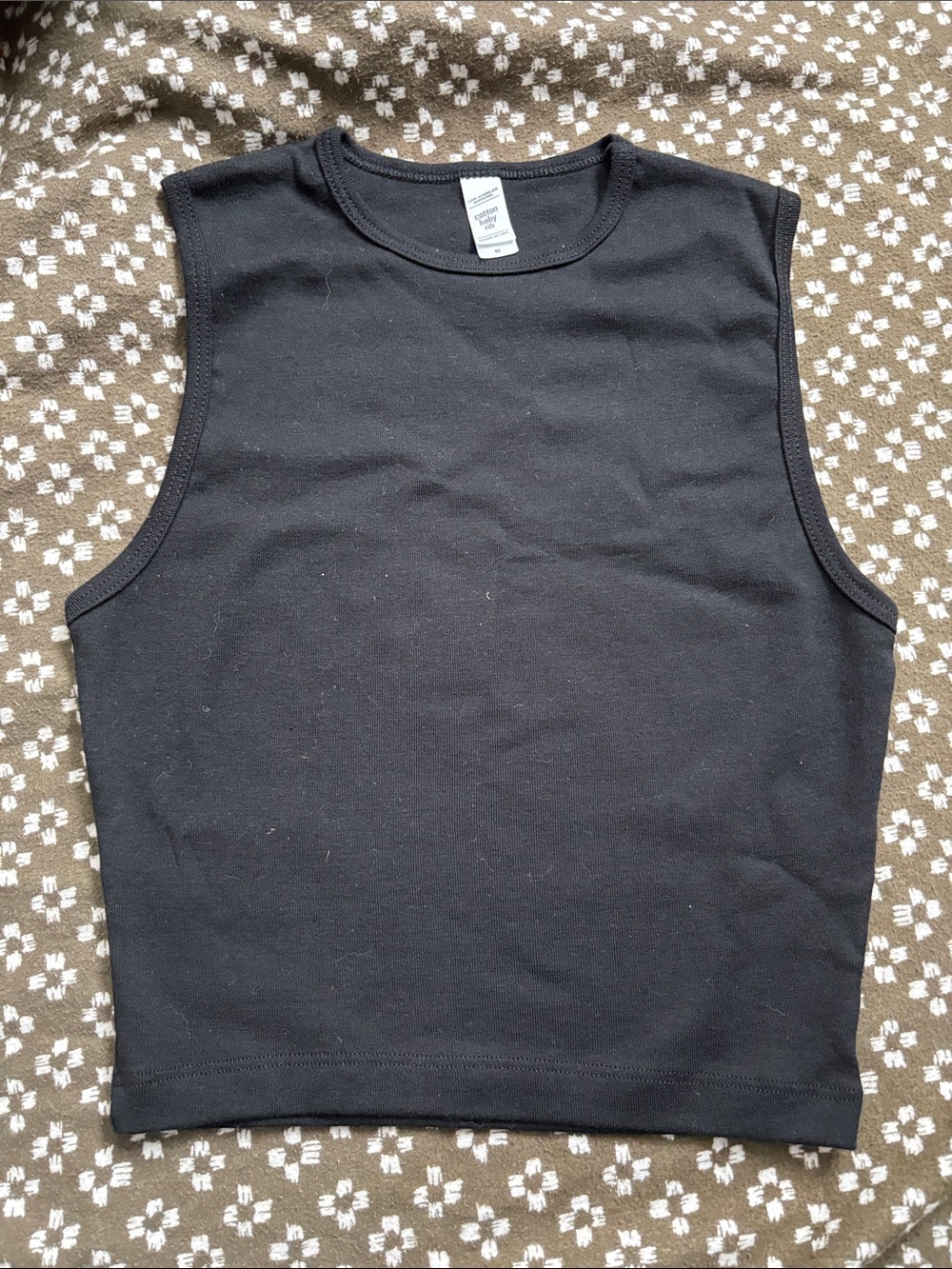 Los Angeles Apparel Black Sleeveless Tank